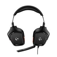 Vente en gros ogitech G331 casque de jeu stéréo filaire avec microphone 50mm pilote audio pour Windows Mac OS ordinateurs de bureau PC Gamer