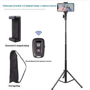 Trépied en alliage d'aluminium extensible transfrontalier de 1.6m pour Bluetooth Selfie Stick pour GoPro Phone <span class=keywords><strong>Action</strong></span> Camera <span class=keywords><strong>Photo</strong></span> Studio - Product Image 2