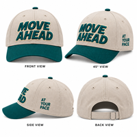 Casquettes de baseball unisexes en sergé de coton à six panneaux, broderie personnalisée avec logo, ajustables, commande en gros