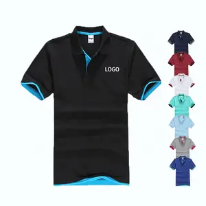 Professionele Redelijke Concurrerende Prijs 100% Katoen Heren Korte Mouw Polo Shirt Met Custom Logo