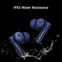 Audífonos Intrauditivos Realme Buds Air 5 Azul/Blanco con Indicador LED de Batería para V5.3, Resistencia al Agua IPX5, Chipset BES, Cancelación Activa de Ruido