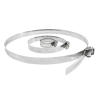 Collier de serrage métrique en acier inoxydable de précision 201/304/316 pour connexion