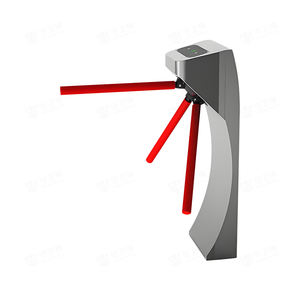 Tourniquet noir d'accès de sécurité d'entrée de vitesse de tourniquet de trépied avec la reconnaissance faciale pour le parc d'attractions - Product Image 4