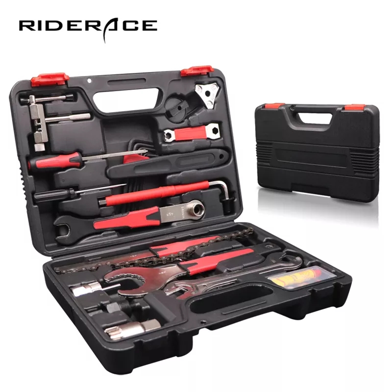Boîte d'Outils de Réparation pour Vélo Coffret d'Outils 44 Pièces