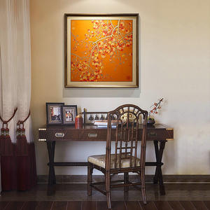 Decoración de Pared con Diseño de Gancho, Pintura en Latón Color Dorado Suave, para Dormitorio, Comedor, Escalera, Pasillo, Modelo TBH0236 - Product Image 1