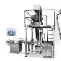 Machine de remplissage et d'emballage de capsules de lessive, ligne d'emballage en boîtes Plastix
