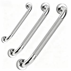 Barre d'appui de sécurité antidérapante en acier inoxydable 304 moletée pour personnes âgées et handicapées - Product Image 4