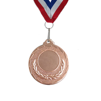 Medallas de 50 mm con Cinta, Precio Económico, Buena Calidad, Medallas Lisas Universales de Hierro para Premios, Solo 0.22 USD