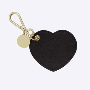 Envío Rápido: Llavero Colgante de Cuero PU con Forma de Corazón, Llavero de Coche con Forma de Melocotón, Adorno de Cuero para Bolso - Product Image 2