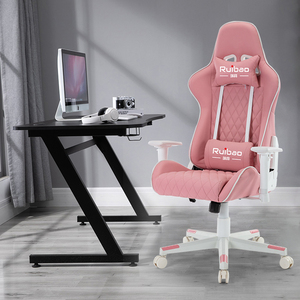 Uxury-<span class=keywords><strong>Silla</strong></span> de <span class=keywords><strong>gamer</strong></span> de alta calidad <span class=keywords><strong>para</strong></span> <span class=keywords><strong>niñas</strong></span>, accesorio ergonómico <span class=keywords><strong>para</strong></span> el cabello, color <span class=keywords><strong>rosa</strong></span> - Product Image 1