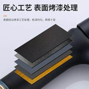 Robinet de lavabo en laiton à poignée unique, à poser sur le plan, finition noire brûlée pour meuble de salle de bain - Product Image 3