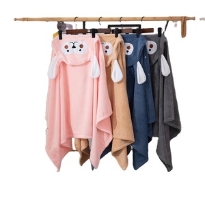 <span class=keywords><strong>Serviette</strong></span> de <span class=keywords><strong>bain</strong></span> pour bébé en polaire corail, motif dessin animé, en coton de haute qualité, pour toutes les saisons - Product Image 1
