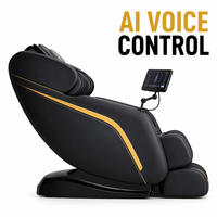 Fauteuil de massage électrique haut de gamme Zhouqi 4D SL avec rail flexible, détection de santé et pétrissage des mollets pour soins de santé professionnels