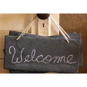 Tableau noir décoratif suspendu pour panneau de mariage, décoration murale de <span class=keywords><strong>cuisine</strong></span> et garde-manger, en <span class=keywords><strong>ardoise</strong></span> rustique rectangulaire, imperméable - Product Image 3