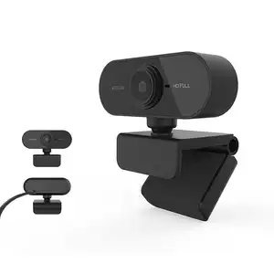 Webcam 2021 Tự Động Lấy Nét Usb Cho Máy Tính Xách Tay Webcam 2K Hd Trực Tuyến Pc Webcam Full Hd 1080P Với Đế Xoay 360 Độ
