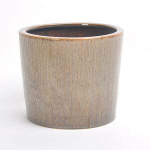 Macetas de cerámica esmaltadas con patas para decoración Interior, diseño creativo hecho a mano, bonsái, plantación verde - Product Image 4