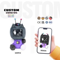 Peluche personnalisée OEM ODM, poupée en peluche monstre démoniaque de dessin animé, jouet en peluche pour la vente en gros aux entreprises