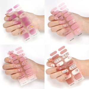 Nouvel Arrivage : Lot Mixte de 20 Feuilles de Gel Semi-Durci UV pour Ongles, Autocollants de Vernis à Ongles en Gel, Vente en Gros, Magnifique Gel à Prix Bas - Product Image 3