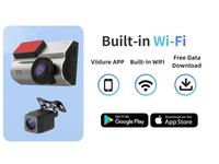 Caméra de tableau de bord double X3 Max 4K+2.5K WiFi avec écran IPS 3 pouces, enregistreur DVR de voiture 4K avant et 2.5K arrière, capteur G pour voiture, SUV, camion