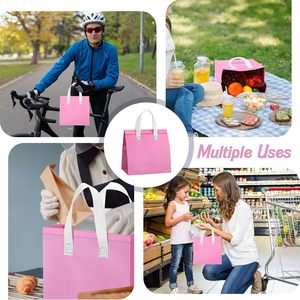 Bolsa térmica personalizada para llevar comida, bolsa isotérmica para entrega de comida, <span class=keywords><strong>compras</strong></span> y comida para llevar. - Product Image 4