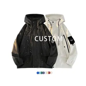 Waterproof Waterproof Jacket OEM Custom Design High Quality Outdoor Work Sports Windproof Stretch Men Branded Waterproof Jacket