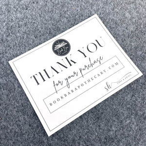 High <strong>Quality</strong> Custom Print Logo Qr <strong>Code</strong> Personalized White Matte Laminated Paper Thank You Cards for Clients - Product Image 2