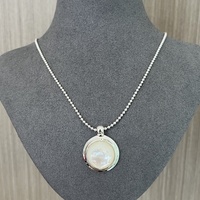 Collier pendentif en argent sterling 925, style fluide et léger, pour femme, long, accessoire unique et haut de gamme
