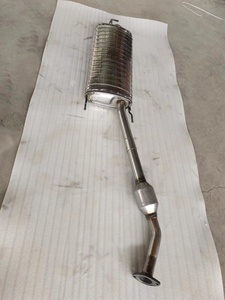 Silencieux d'échappement en acier inoxydable de qualité OEM, épaisseur 1,2 mm, revêtement anti-rouille, pour remplacement d'échappement RAV4, directement de l'usine - Product Image 4