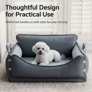 Casa para Perros Universal para las Cuatro Estaciones, Desmontable, de Cuero, Impermeable, Transpirable, Diseño Moderno y Simple, Sofá Cama para Perros de Una Plaza - Product Image 3