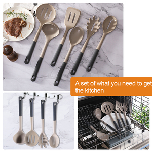 Utensilios de Cocina Resistentes al Calor, Juego de Utensilios de Silicona <span class=keywords><strong>para</strong></span> Cocinar, Juego de Herramientas de Cocina <span class=keywords><strong>para</strong></span> Utensilios Antiadherentes - Product Image 6
