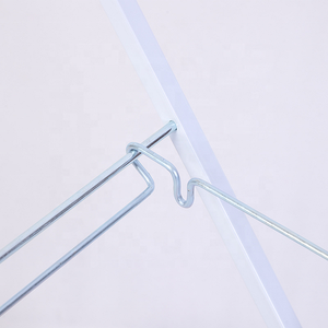 Metalen Frame 2 Tier Wasserij Kleren Mand <span class=keywords><strong>Trolley</strong></span> Op Wielen Winkelwagen - Product Image 6