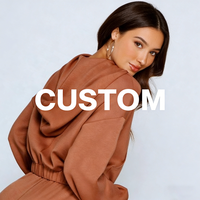 Ensemble sweat à capuche court et pantalon de jogging NEOHOPE avec logo personnalisé brodé, style Y2K, imprimé, en coton de haute qualité, fermeture éclair, corset, 2 pièces pour femme