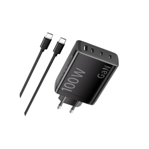 EU 3c1a 100W 3-cổng USB C PD sạc gan Type-C Power Adapter với 1 USB 60W sạc nhanh đầu ra OVP bảo vệ PD chức năng 3.0 - Product Image 1