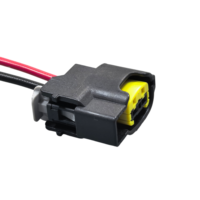 Konektor Koil Pengapian 2 Pin Female Plug Pigtail Kabel Harness Mobil 49093-0211 untuk HYUNDAI KIA