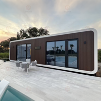 Maison-capsule intelligente portable, maison mobile avec design léger pour hébergement temporaire et utilisation événementielle