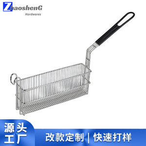 Frying Basket 304 Stainless Steel Rectangular Oil Grid For Deep Frying Chicken <b>Meat</b> <b>Poultry</b> Tools - Product Image 5