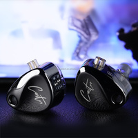 Écouteurs intra-auriculaires KZ Castor Bass Enhanced Version, 16-20Ω, faible impédance, transducteur dynamique, casque stéréo pour smartphone et PC