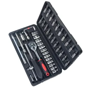 Set di strumenti di riparazione per auto multifunzionali da 46 pezzi all'ingrosso kit di utensili manuali per chiavi a bussola
