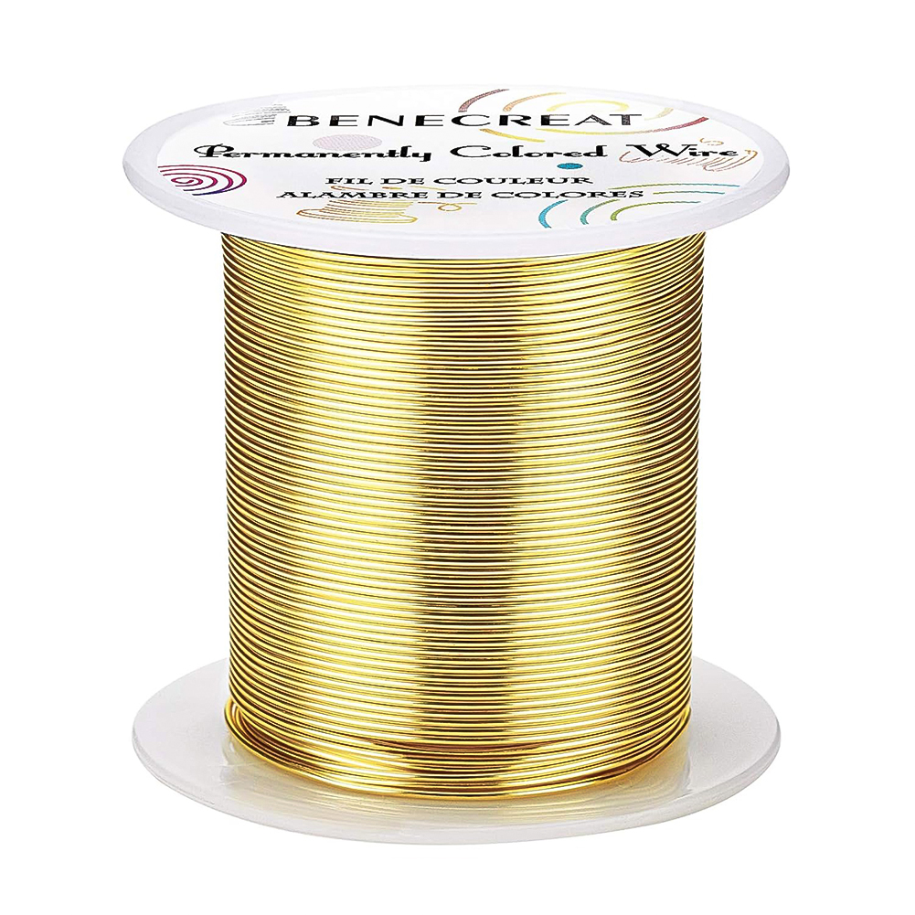 Or clair, calibre 20, 0,8 mm, 30 mètres CWIR-BC0006-02B-LG