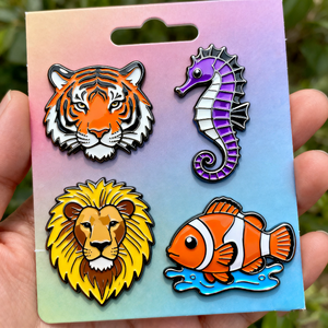 เข็มกลัดเคลือบแบบแข็งลายดอกไม้แบบหมุนได้อุปกรณ์เสริมเข็มกลัดโลหะเคลือบแบบกำหนดเองอารมณ์ - Product Image 2