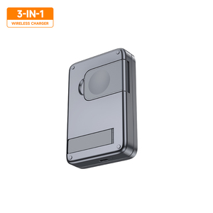 <span class=keywords><strong>Chargeur</strong></span> sans fil magnétique 3 en 1, station de charge pliable pour <span class=keywords><strong>iPhone</strong></span> 17 16 15 14 13 Samsung IWatch Galaxy AirPods, charge rapide - Product Image 6