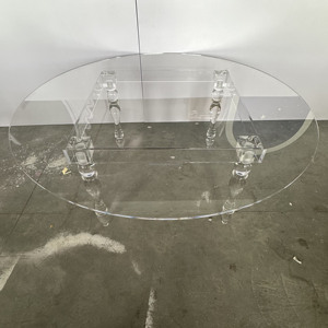 Feestartikelen Helder Acryl Rond Bruiloft Banket Rond Acryl Top Moderne Tafel Eettafel - Product Image 5