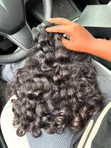 Caribbean Curly Cambodian Hair Bundle Unprocessed Vendor Wholesale Indian Human Hair Vietnamese Raw Virgin Cuticle Aligned Hair - Product Image 4