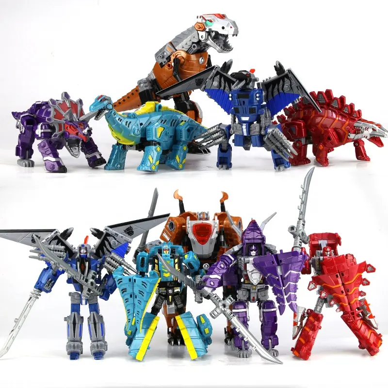 2018年新作 おもちゃ 5in1 変形恐竜ロボットおもちゃ 子供向け