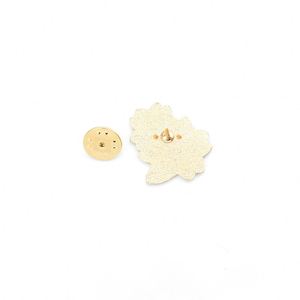 Veste en coton, chemise en coton, jupe en coton, sac en toile de coton, veste en jean, épingles amusantes en émail cerise rose, épingles uniques en émail anime, épingles mignonnes en émail noir floral - Product Image 5