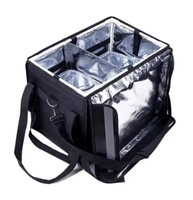 NICELIFE NF807 Top Case LED imperméable et isolé pour moto, livraison de nourriture, matériau non tissé, design portable, fermeture à glissière