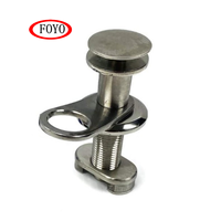 Foyo Usine Marine 316 Garde-boue En Acier inoxydable Bouton Poussoir Libération Rapide Installer Support Kit 3/8"