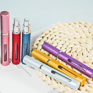 ZGBROTHERS PTXG05 Mini Pulverizador de Aluminio de 5 ml, Botellas de Perfume Recargables para el Cuidado de la Piel, Envases Cosméticos Líquidos - Product Image 1