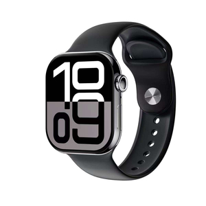 Montre connectée Android de forme carrée avec assistant vocal IA, répondant aux appels, rechargeable via câble, pour hommes et femmes - Product Image 1