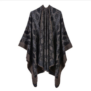 Hot Sell Fashion <strong>Women</strong> New Design Shawl <strong>Cape</strong> Winter Poncho <strong>Coats</strong> Wholesale - Product Image 5